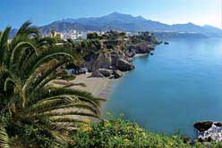 Language Courses in Malaga: Beaches in Nerja